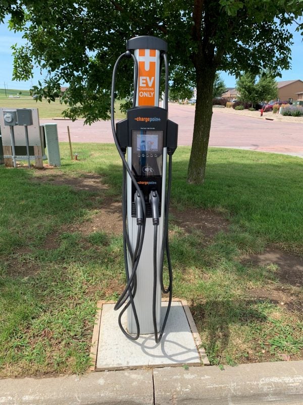 EV charging station in Brandon