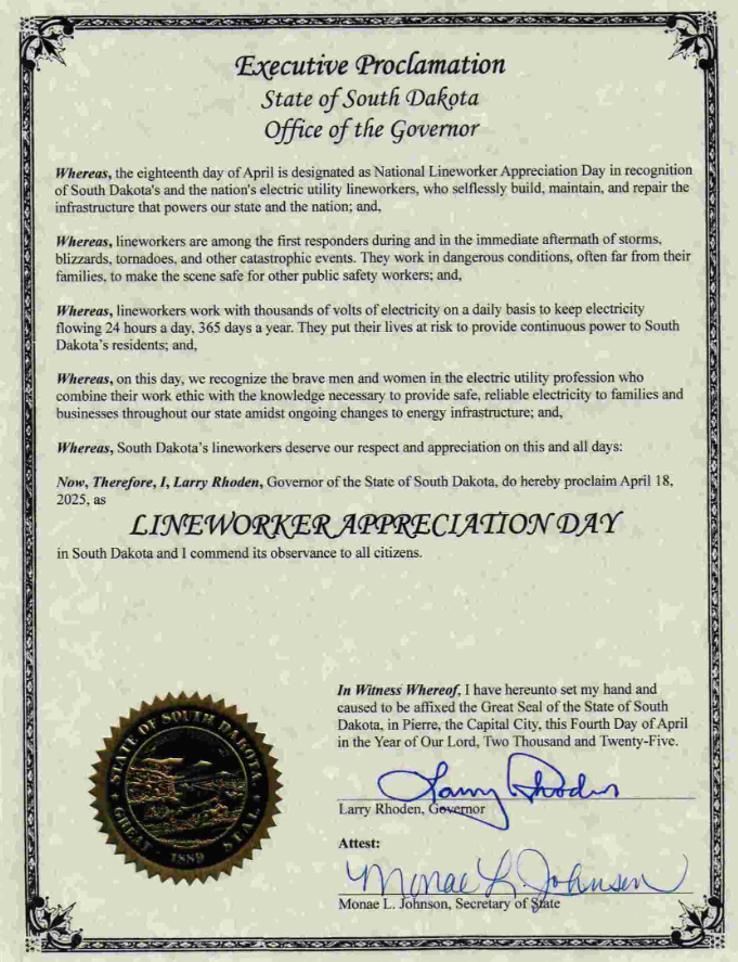 executative proclamation