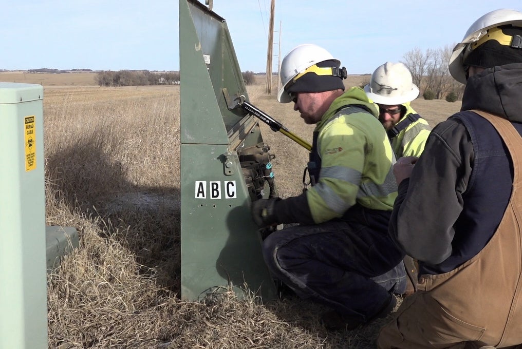 Lineworkers update equipment
