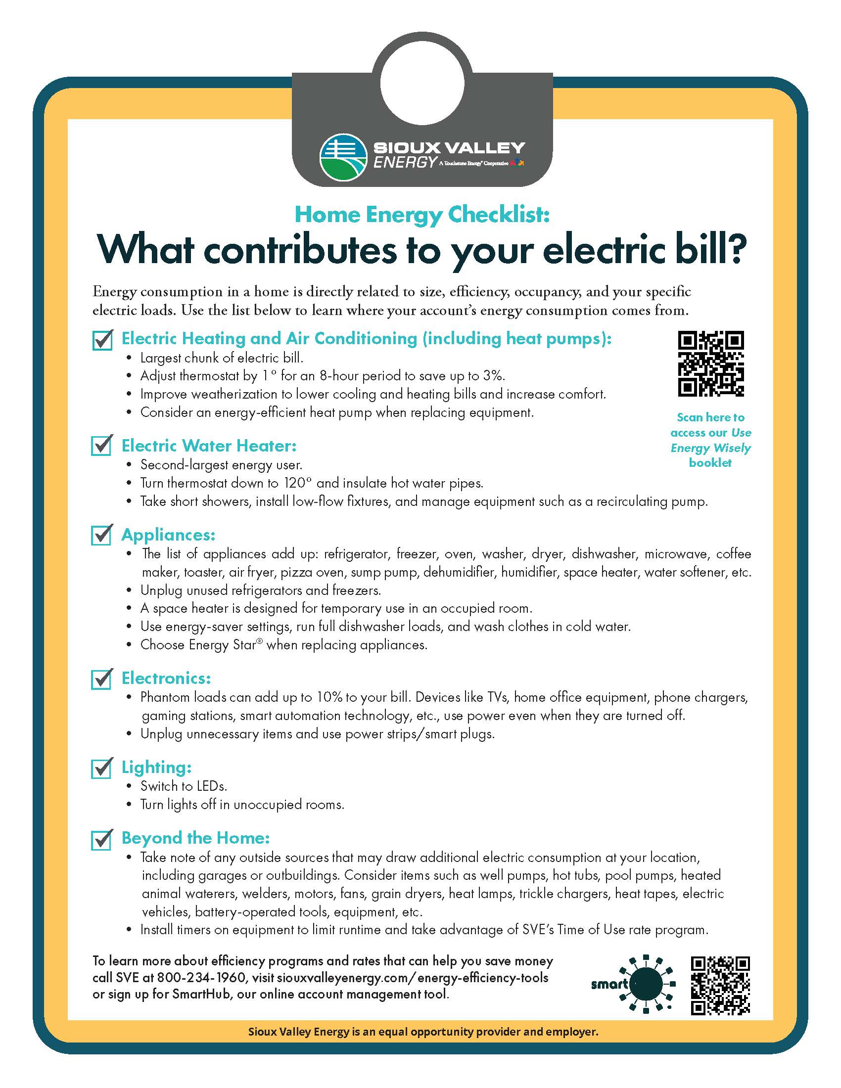 Home Energy Checklist