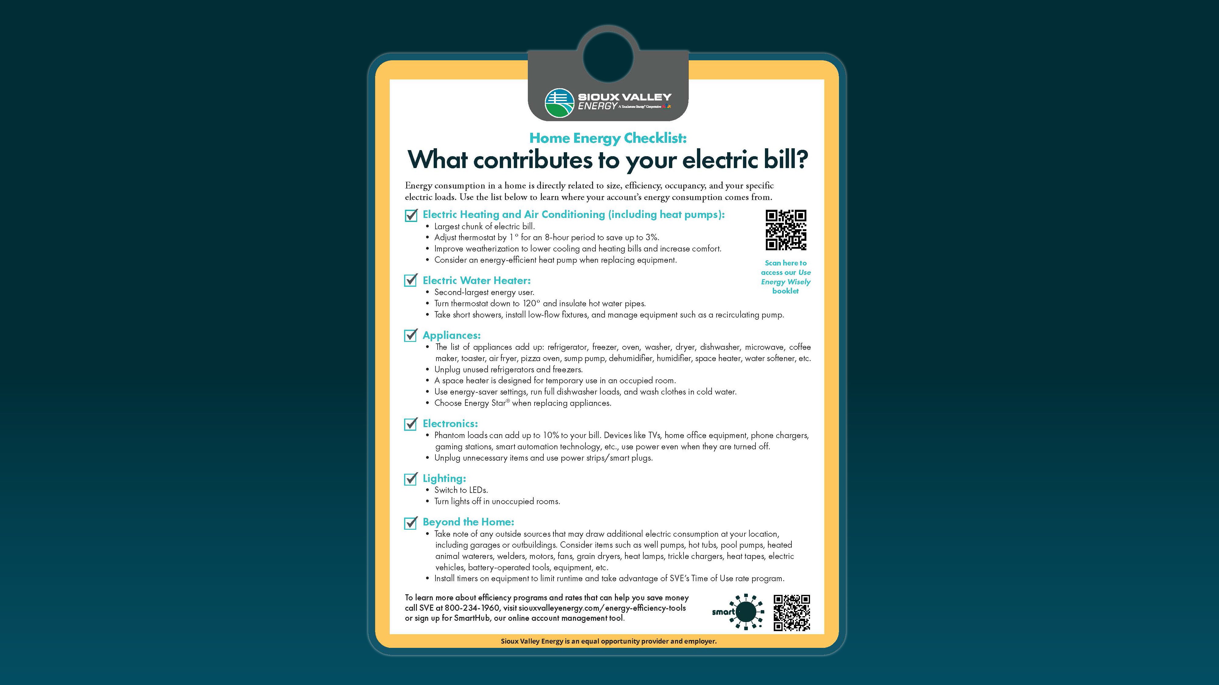 Home Energy Checklist