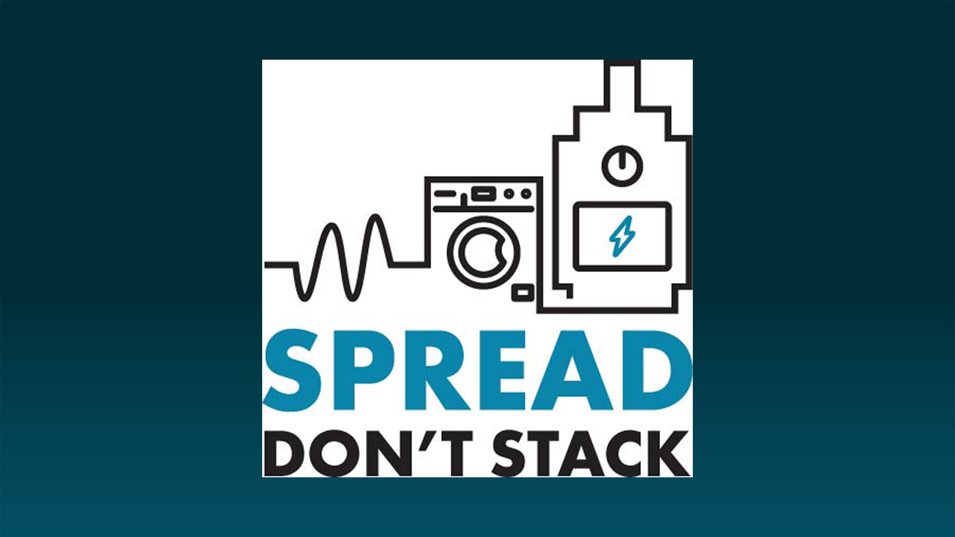 Spread don't stack logo
