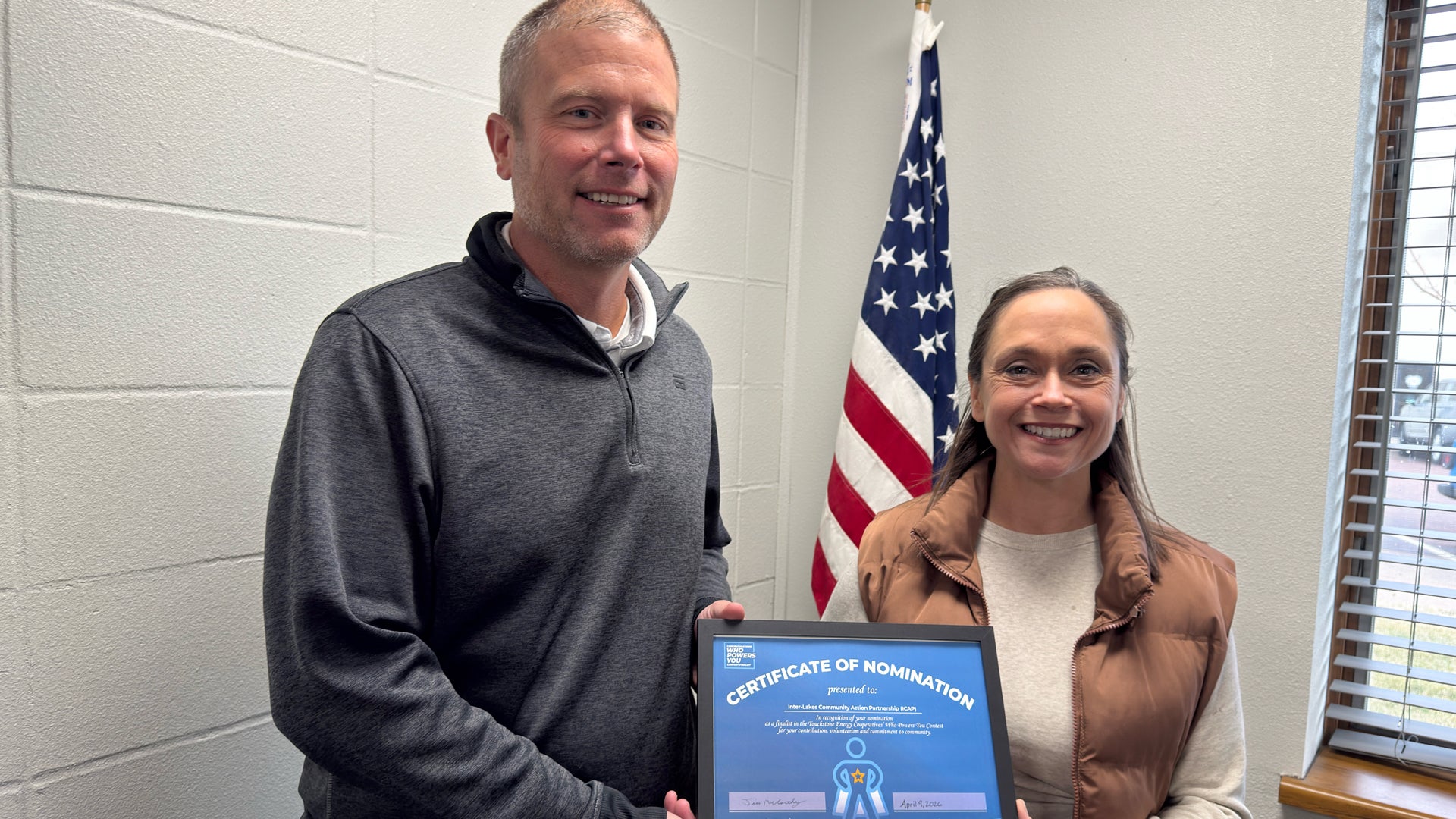 Eric Kunzweiler with Inter-Lakes Community Action Partnership