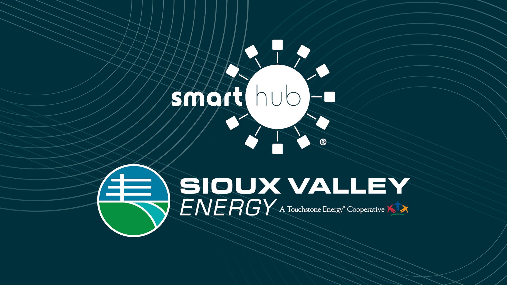 SmartHub and Sioux Valley Logos