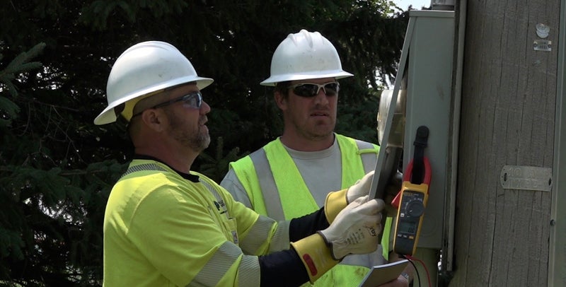 SVE employees at work