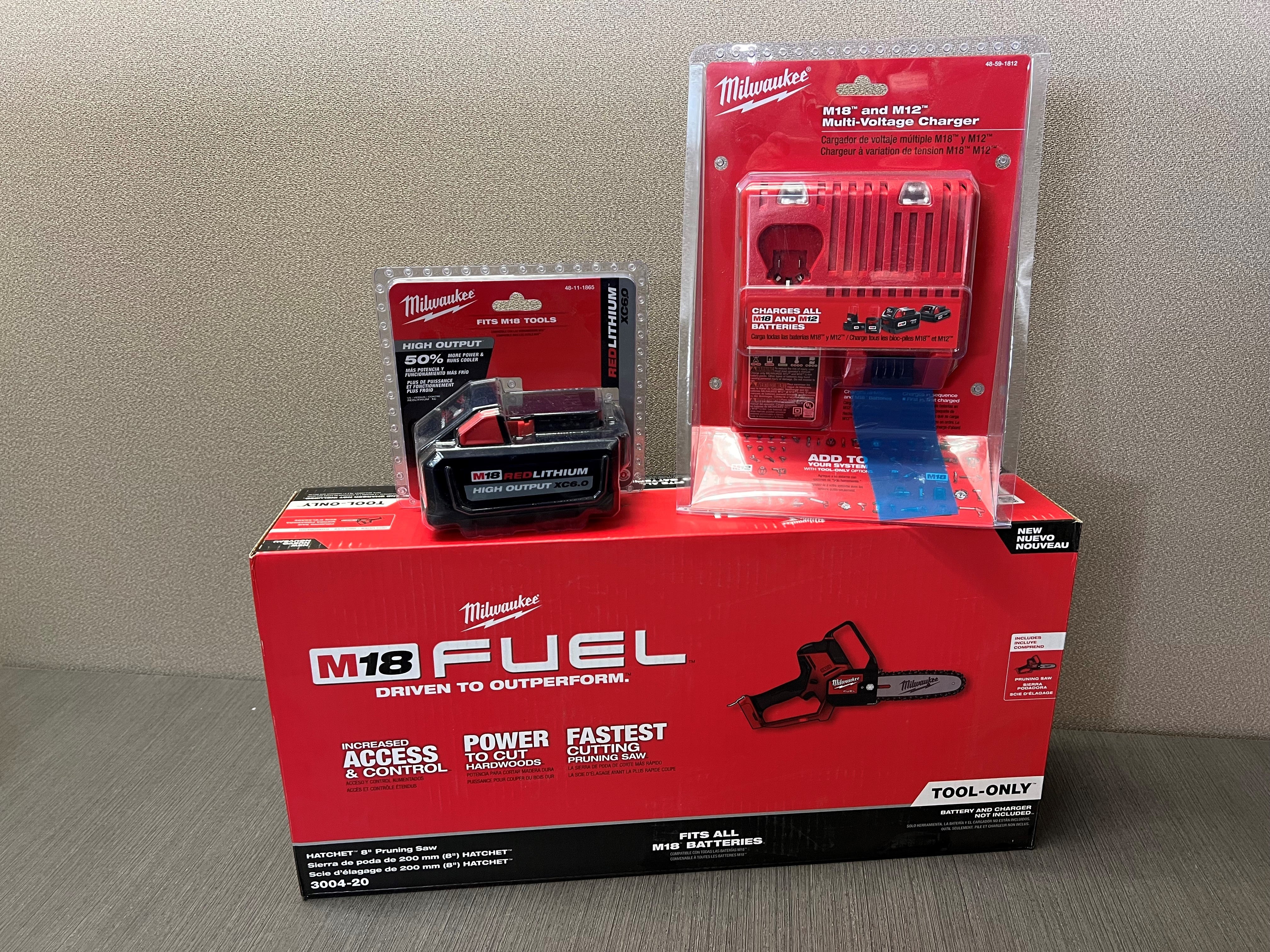 Photo of Milwaukee tools for giveaway