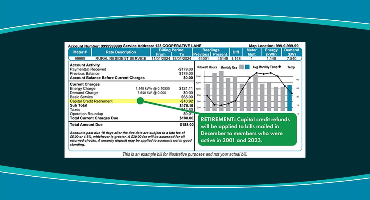 Capital Credits on bill