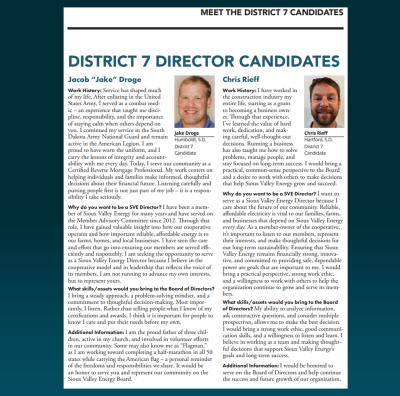 District 7 Director candidate article