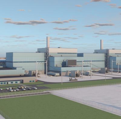 Basin Electric Power Cooperative (Basin Electric) is set to build a new natural gas-fueled generation facility in Williams County, North Dakota, pictured in this artist’s rendering. The nearly $4 billion project, called the Bison Generation Station to be constructed near the town of Epping, will produce approximately 1,490 megawatts (MW) of electricity, one of the largest electric generation projects in the cooperative’s history.