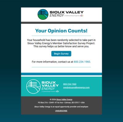 Satisfaction Survey screenshot