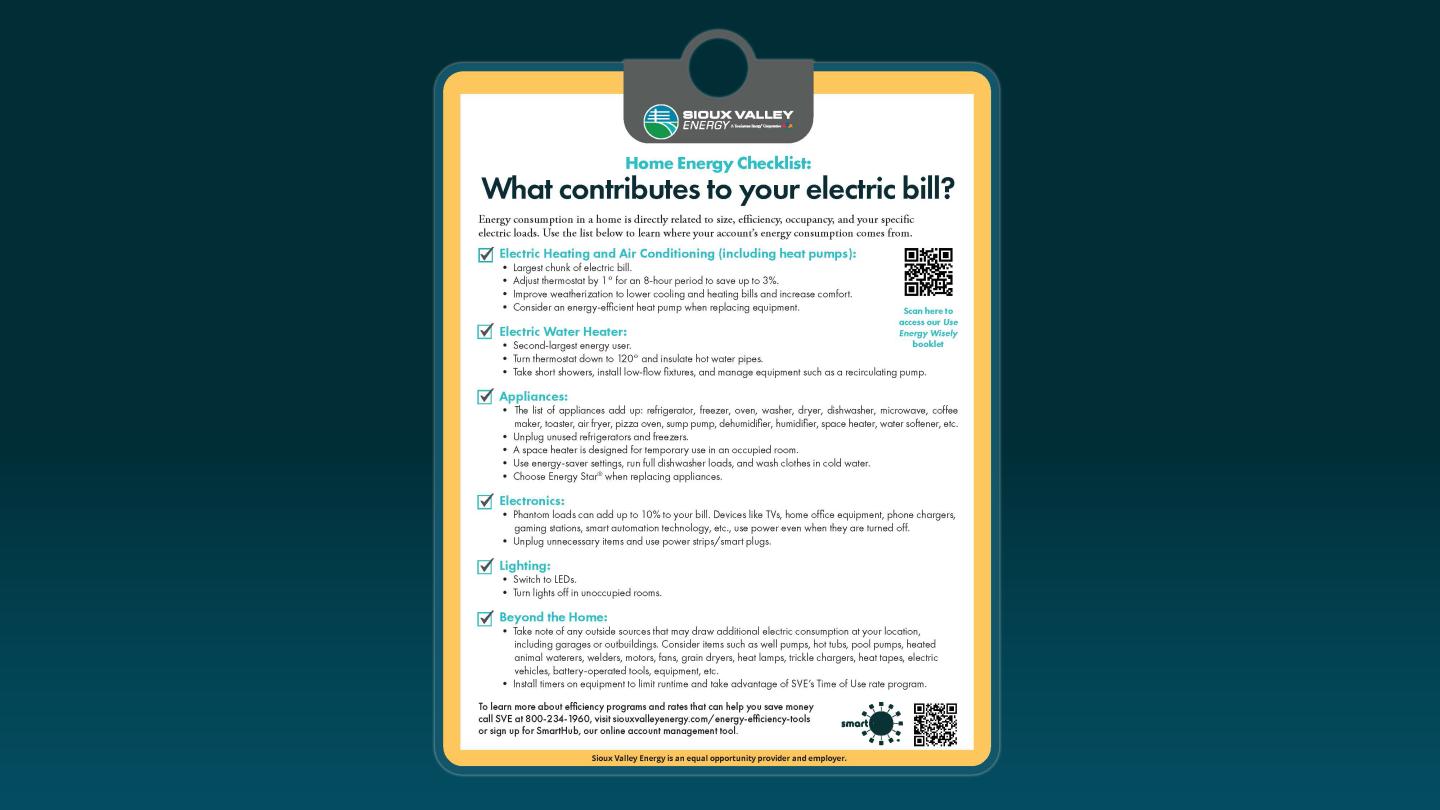 Home Energy Checklist