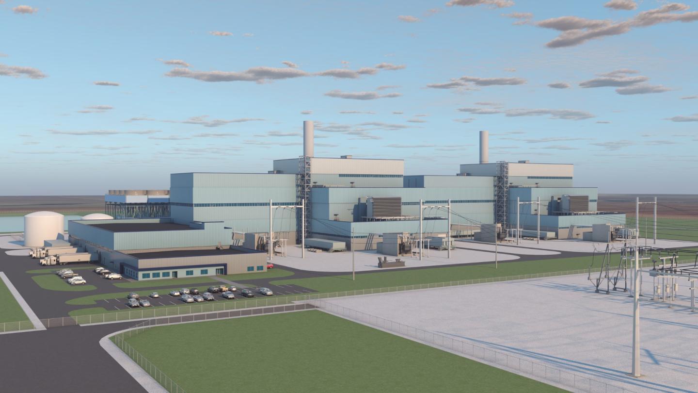 Basin Electric Power Cooperative (Basin Electric) is set to build a new natural gas-fueled generation facility in Williams County, North Dakota, pictured in this artist’s rendering. The nearly $4 billion project, called the Bison Generation Station to be constructed near the town of Epping, will produce approximately 1,490 megawatts (MW) of electricity, one of the largest electric generation projects in the cooperative’s history.