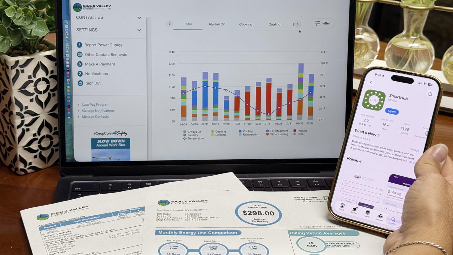 Paperless bill option through SmartHub
